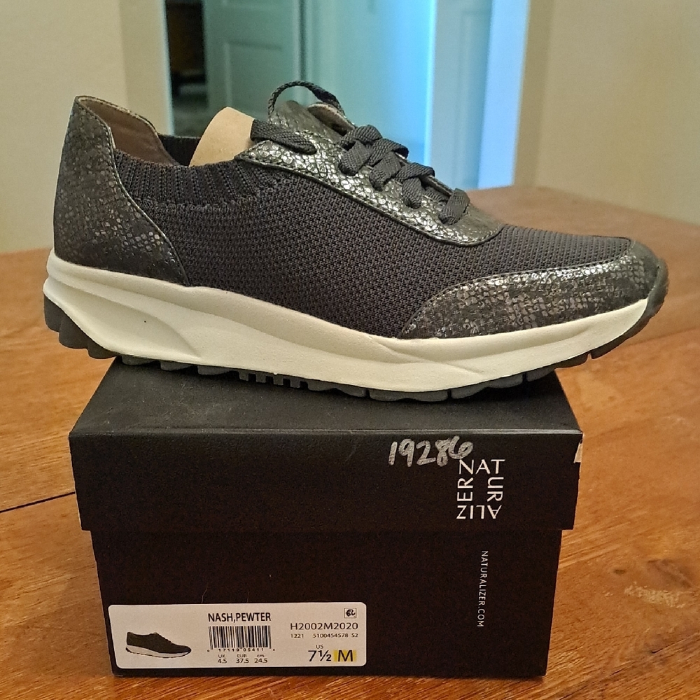 Naturalizer Nash Pewter Sneakers